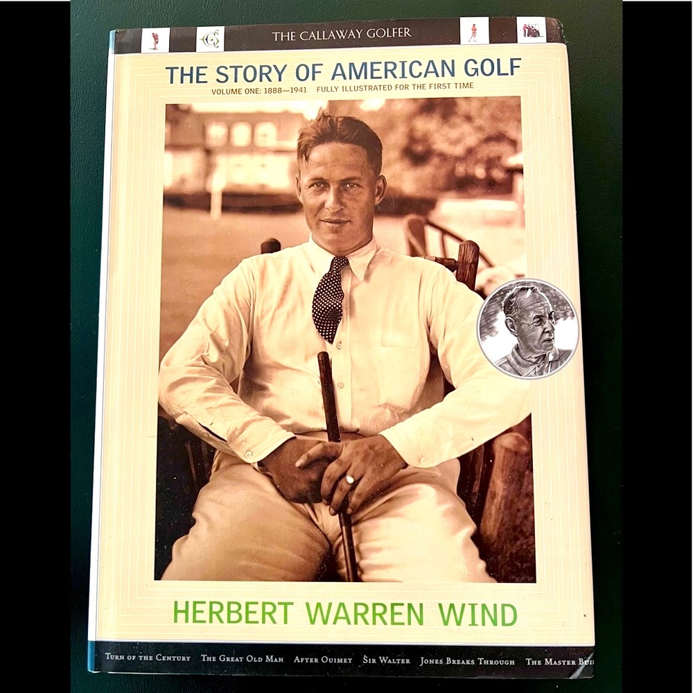 GOLF COFFEE TABLE BOOK Herbert Warren Wind Dustjacket NEW